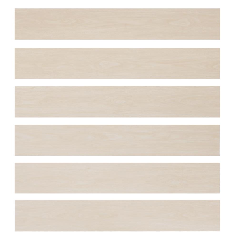 กระเบื้องยางหลังกาว 15.24x91.44 ซม. TARA โมจิ บราวน์