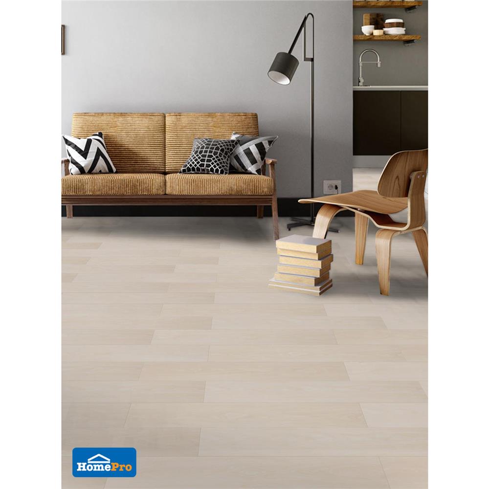 กระเบื้องยางหลังกาว 15.24x91.44 ซม. TARA โมจิ บราวน์