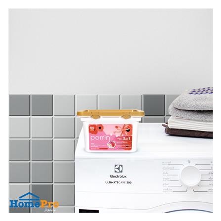 เจลบอลซักผ้าผสมน้ำยาปรับผ้านุ่ม สูตรเข้มข้นพิเศษ PORRIN 15 ชิ้น/กล่อง SWEET ROSY_3