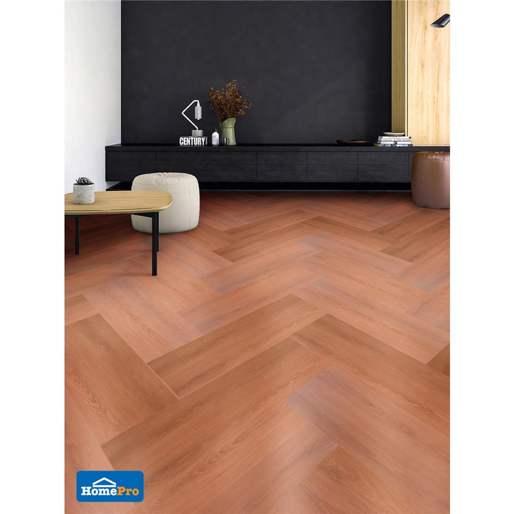 กระเบื้องยางหลังกาว 15.24x91.44 ซม. TARA วอลนัท