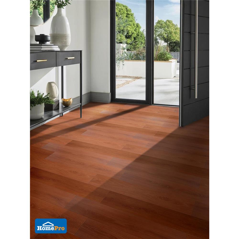 กระเบื้องยางหลังกาว 15.24x91.44 ซม. TARA วอลนัท