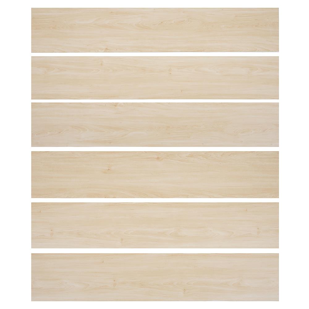 กระเบื้องยางหลังกาว 22.8x121.9 ซม. TARA โนริบราวน์