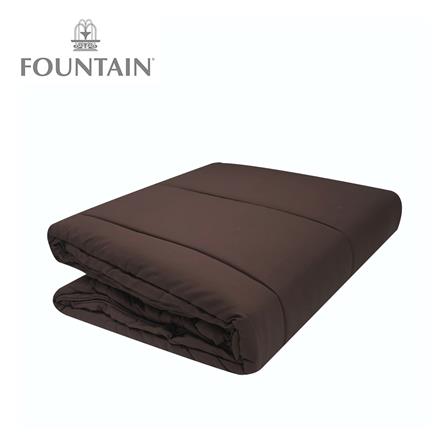 ผ้านวม FOUNTAIN 70202-FT 60X80 นิ้ว BROWN_0