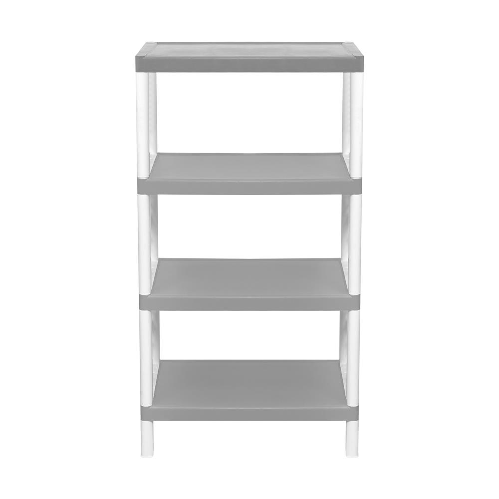 ชั้นวางของ 4 ชั้น ME LIVING FLOWER 55x38x102 ซม. สีเทา