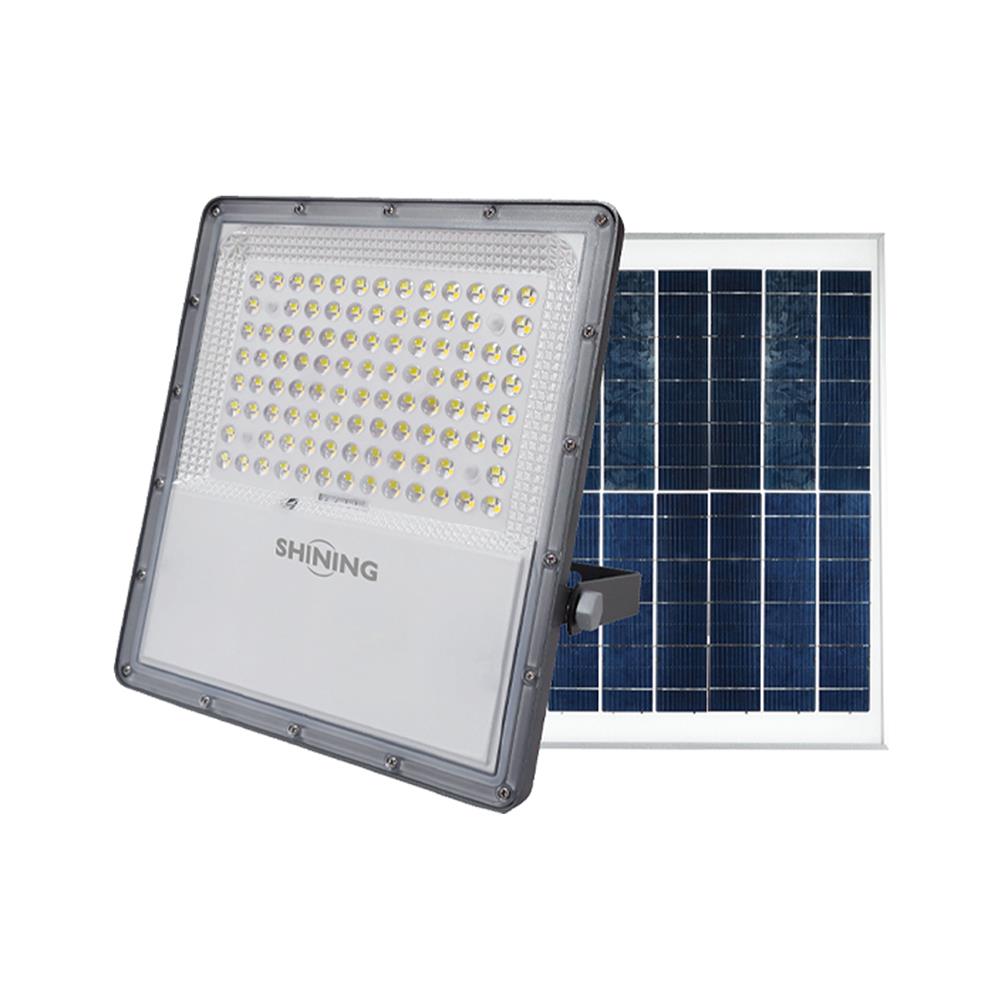 สปอตไลท์ SOLAR SHINING S-FD150009-1SL 150 วัตต์ DAYLIGHT/COOL WHITE/WARM WHITE สีเทา