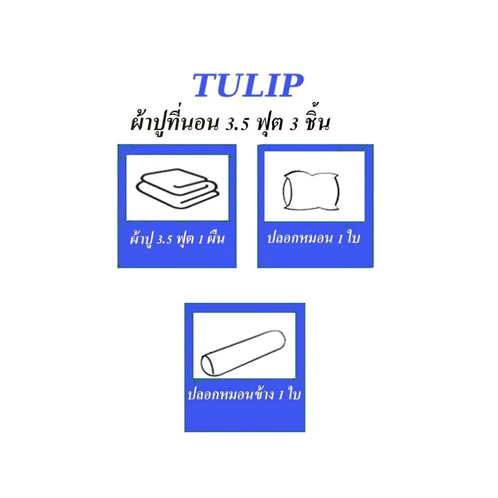 ชุดผ้าปูที่นอน 3.5 ฟุต 3 ชิ้น TULIP SUMIKKO GURASHI 60014-DLC104