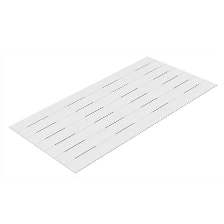 ฝ้าระบายอากาศกันแมลง DURAONE เซาะร่อง 60X120X0.4 ซม. สีซีเมนต์