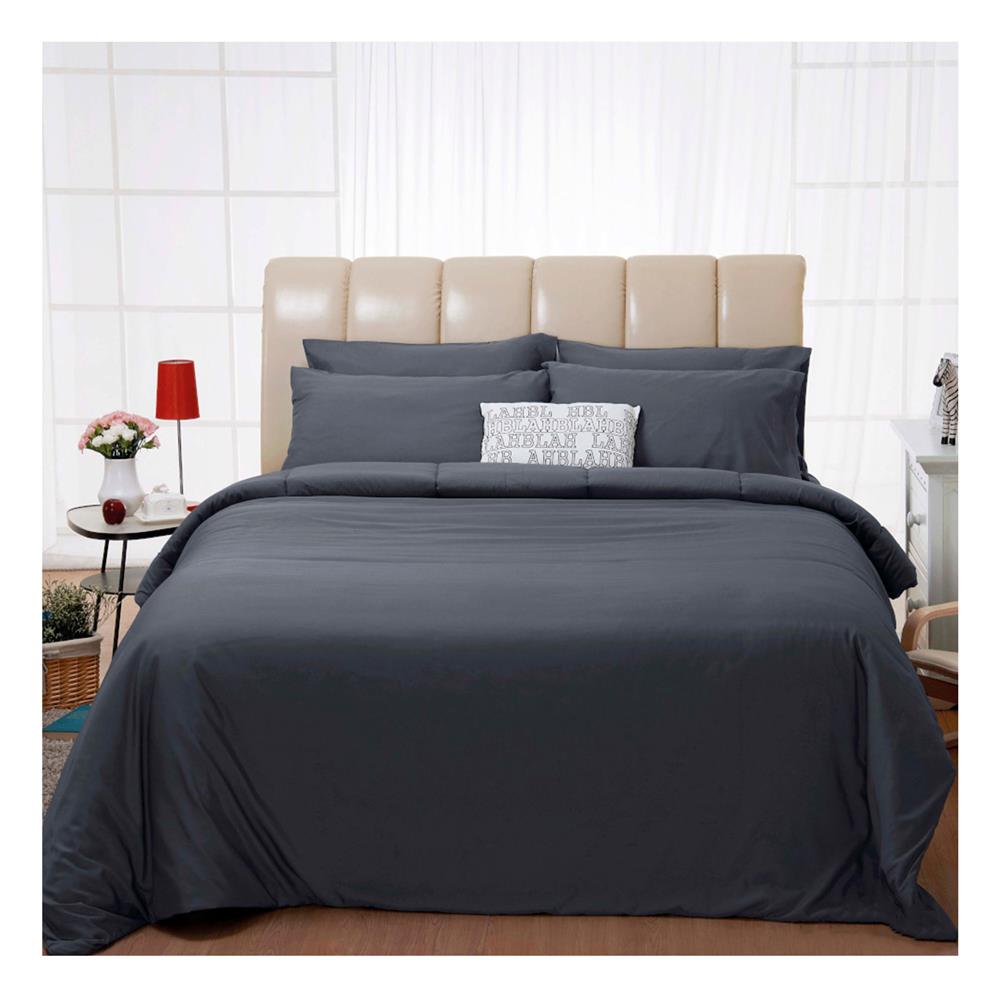 ชุดผ้าปูที่นอน 6 ฟุต 5 ชิ้น FOUNTAIN 70101-FT GRAY