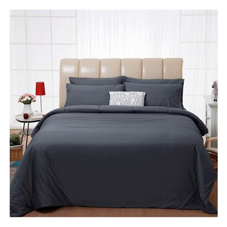ชุดผ้าปูที่นอน 6 ฟุต 5 ชิ้น FOUNTAIN 70101-FT GRAY