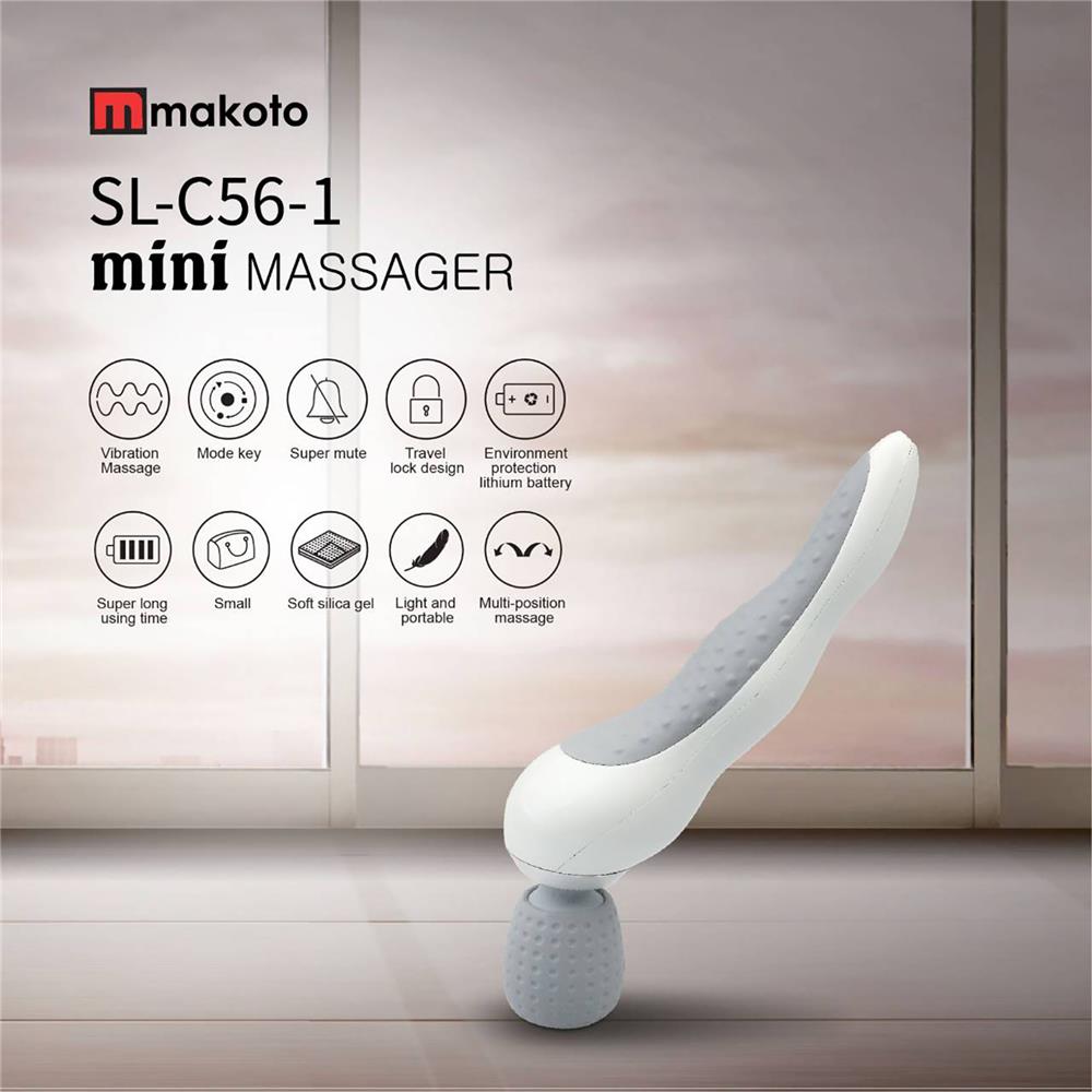 เครื่องนวดแบบพกพา MAKOTO C56-1 สีขาว