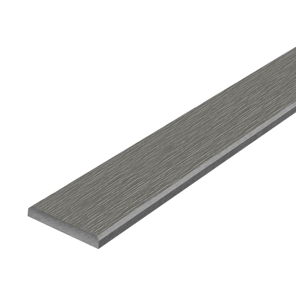 ไม้ระแนง DURAONE ลายเสี้ยน 7.5x300x0.8 ซม. สีเทาสโมคเกรย์