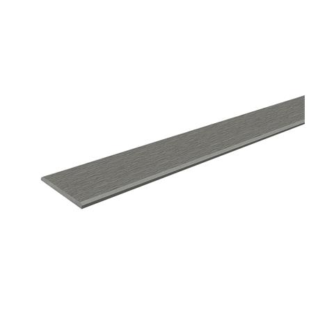 ไม้ระแนง DURAONE ลายเสี้ยน 7.5x300x0.8 ซม. สีเทาสโมคเกรย์_1