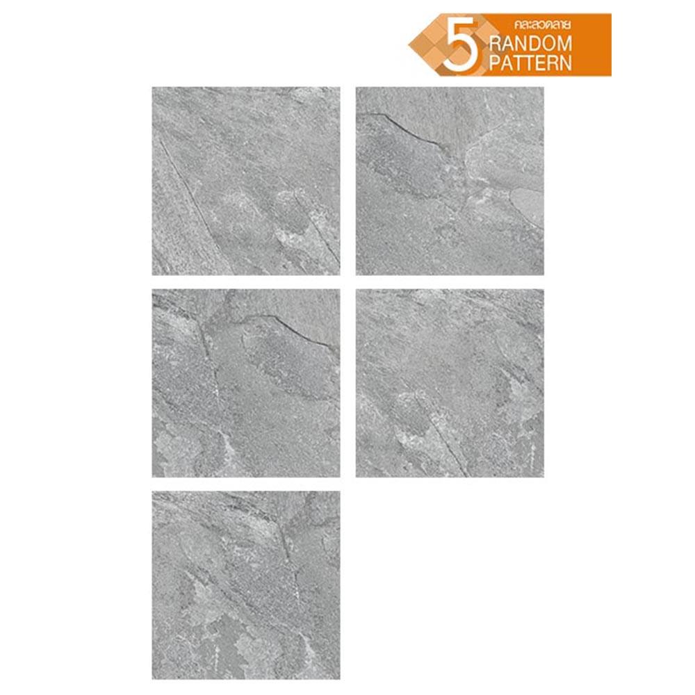 กระเบื้องพื้นพอร์ซเลน  16x16 นิ้ว COTTO โพรวองซ์ เทา PM 0.96M2