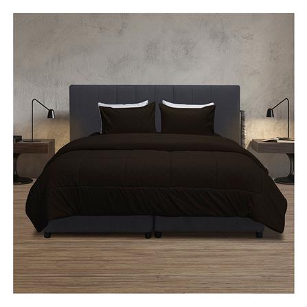 ชุดผ้าปูที่นอน 6 ฟุต 6 ชิ้น PICASSO CLASSIC STYLE ENJOY DARK BROWN_0