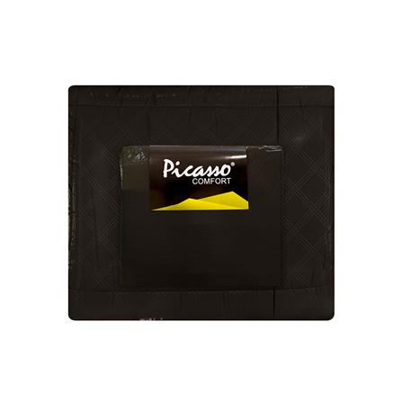 ชุดผ้าปูที่นอน 6 ฟุต 6 ชิ้น PICASSO CLASSIC STYLE ENJOY DARK BROWN_4