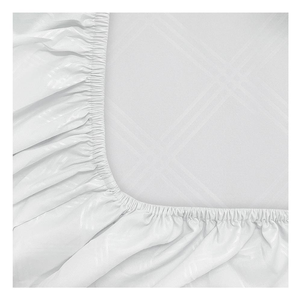 ชุดผ้าปูที่นอน 6 ฟุต 6 ชิ้น PICASSO CLASSIC STYLE ENJOY WHITE