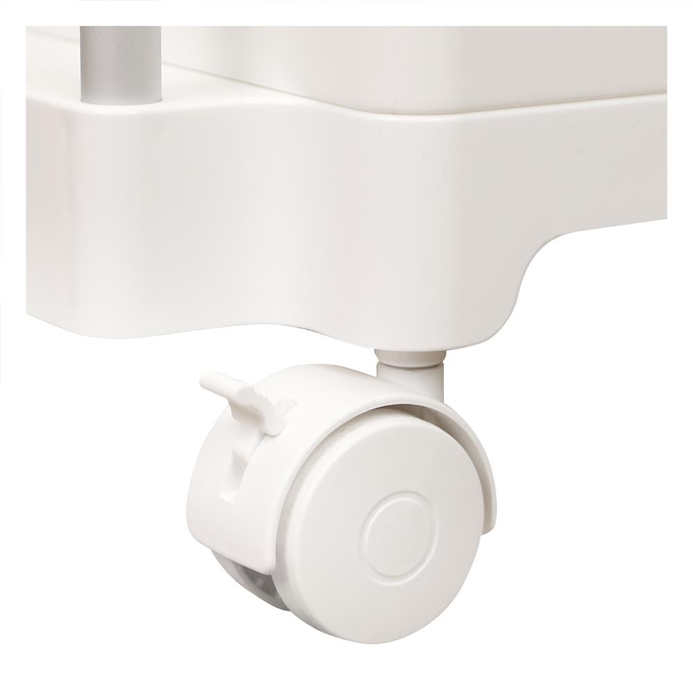 ชั้นวางของ 3 ชั้น มีล้อ KECH COMFY 45X21X80 ซม. สีขาว