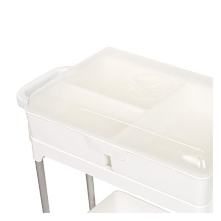 ชั้นวางของ 3 ชั้น มีล้อ KECH COMFY 45X21X80 ซม. สีขาว_2