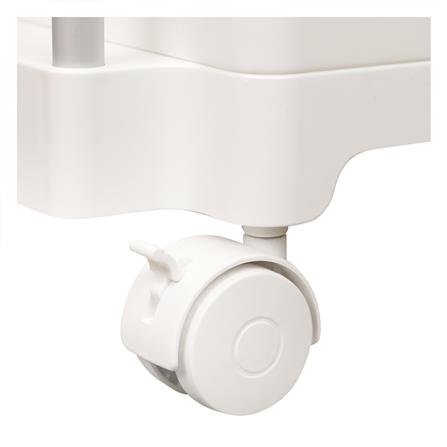 ชั้นวางของ 3 ชั้น มีล้อ KECH COMFY 52X25X83 ซม. สีขาว_4