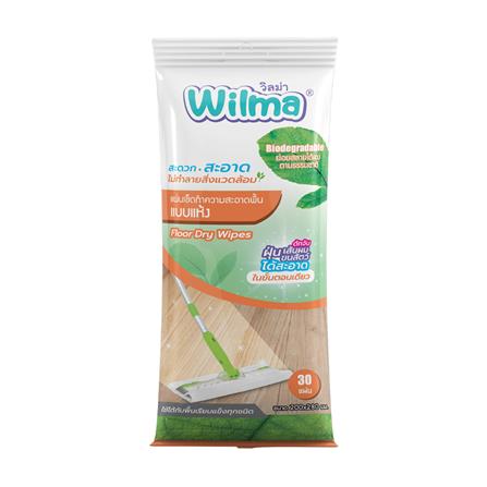แผ่นทำความสะอาดพื้นชนิดแห้ง WILMA 30 แผ่น (แพ็ก 1 แถม 1)_2