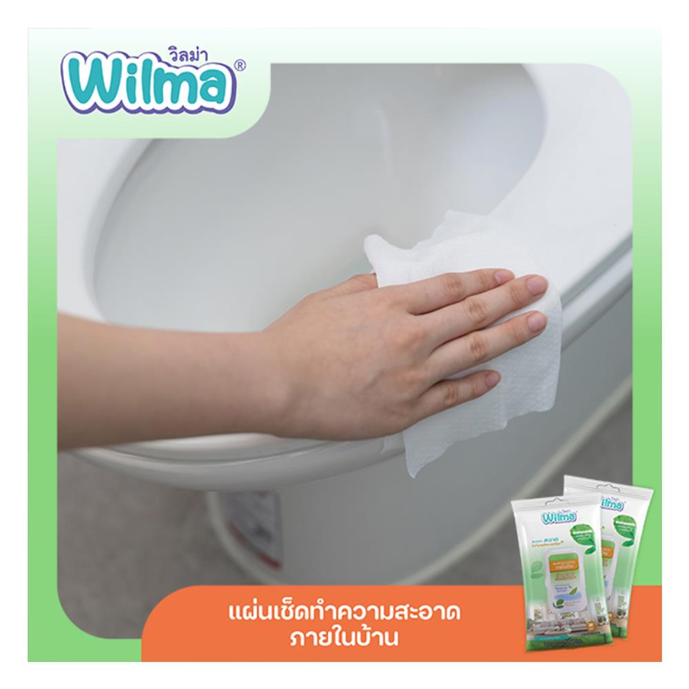 ผ้าเช็ดทำความสะอาดภายในบ้าน WILMA 30 แผ่น