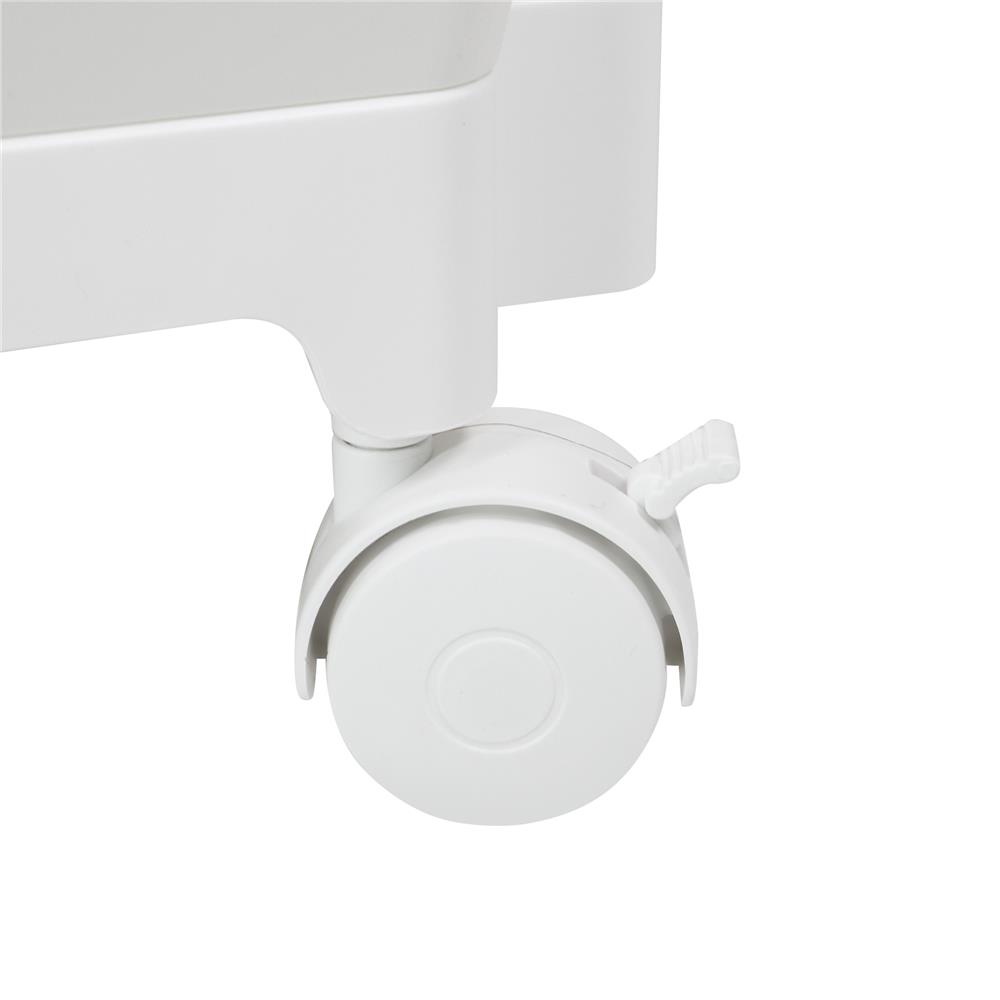 ชั้นตะกร้าวางของ 3 ชั้น มีล้อ KECH WAGON 45.5X24.5X91 ซม. สีขาว