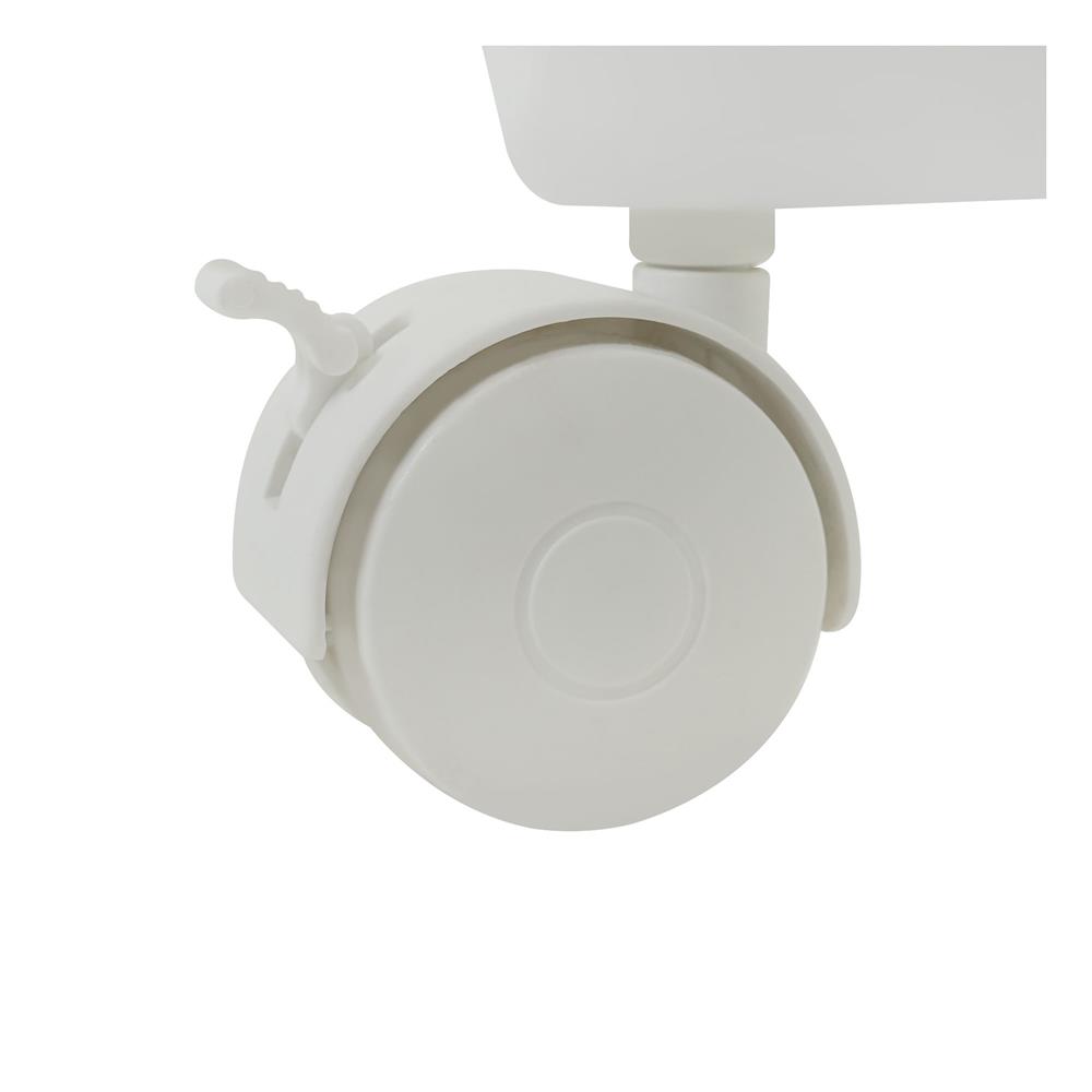 ชั้นตะกร้าวางของ 3 ชั้น มีล้อ KECH WAGON 53X29X95 ซม. สีขาว