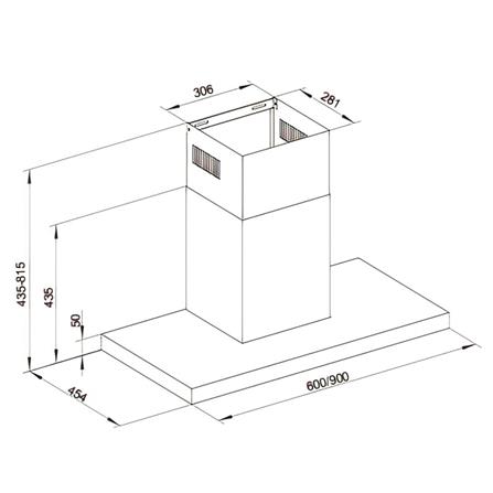 เครื่องดูดควันกระโจม ELECTROLUX ECT6740S 60 ซม._4