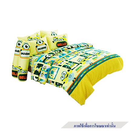 ชุดผ้าปูที่นอน 6 ฟุต 5 ชิ้น FOUNTAIN MINIONS FTC115