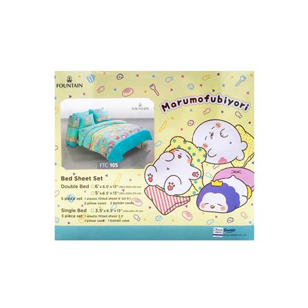 ชุดผ้าปูที่นอน 6 ฟุต 5 ชิ้น FOUNTAIN MARUMOFUBIYORI FTC105_3