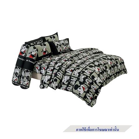 ชุดผ้าปูที่นอน 6 ฟุต 5 ชิ้น FOUNTAIN MICKEY MOUSE FTC111