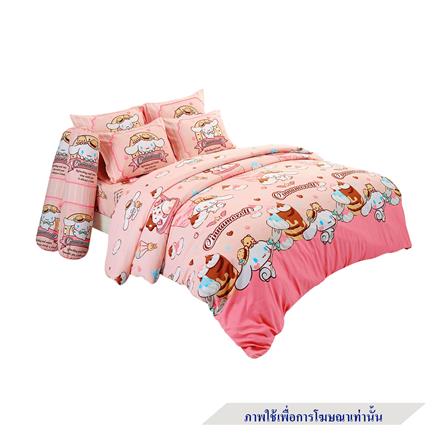 ชุดผ้าปูที่นอน 6 ฟุต 5 ชิ้น FOUNTAIN CINNAMOROLL FTC088