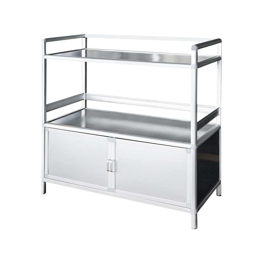 ตู้กับข้าว SANKI RICH SC-A2 88x92 ซม. สีเงิน