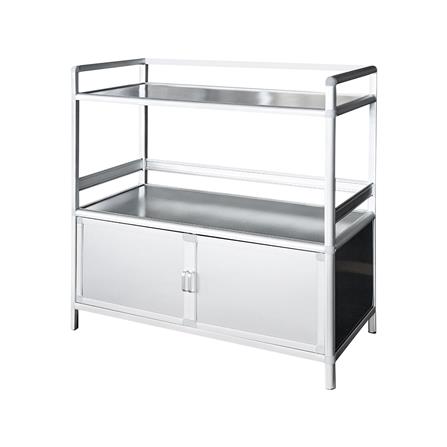 ตู้กับข้าว SANKI RICH SC-A2 88x92 ซม. สีเงิน_1