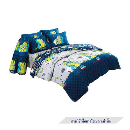 ชุดผ้าปูที่นอน 6 ฟุต 5 ชิ้น FOUNTAIN MINIONS FTC114