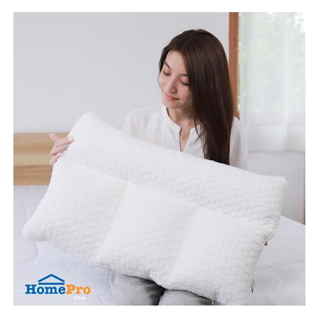 หมอนสุขภาพ PE HOME LIVING STYLE TRINITY 73x48x8 ซม. สีขาว_6