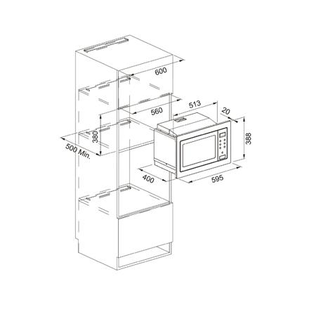 ไมโครเวฟ+เตาอบ FRANKE FSM25MWXS+FSM97PXS_4
