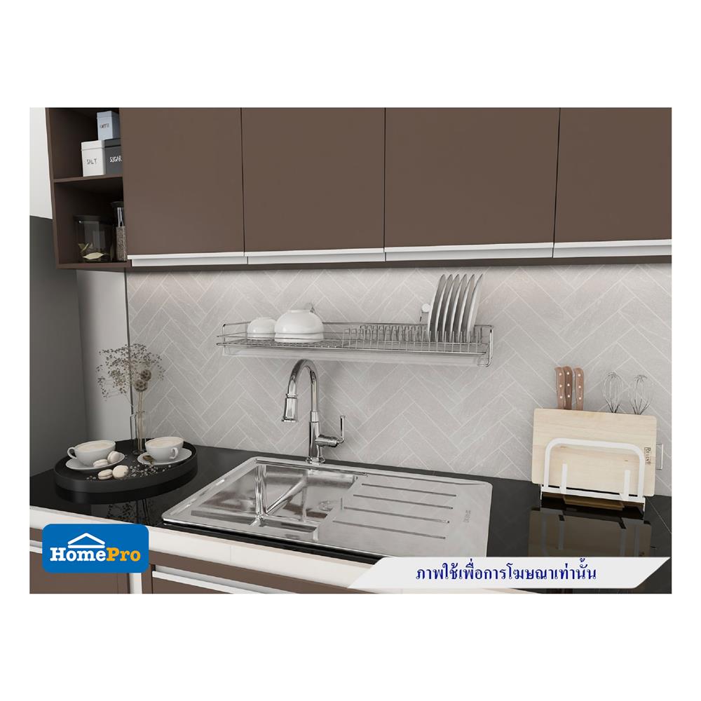 ซิงค์ฝัง 1 หลุม 1 ที่พัก PARNO PAR-AP-8050 สีเงิน
