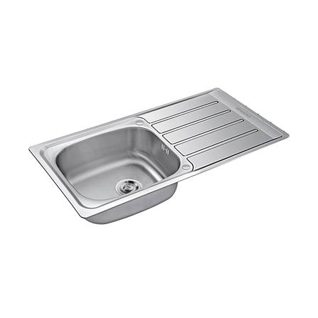 ซิงค์ฝัง 1 หลุม 1 ที่พัก PARNO PAR-AP-8050 สีเงิน_2