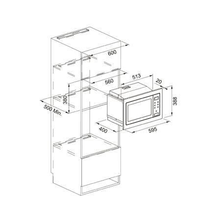 ไมโครเวฟฝังดิจิตอล FRANKE FSM 25 MW XS_2