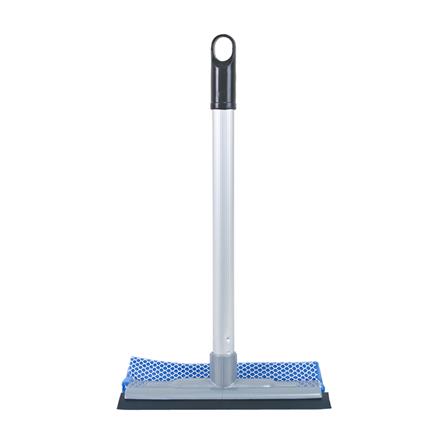 ที่เช็ดกระจกฟองน้ำพร้อมยาง ด้ามสั้น BE MAN สีเทา