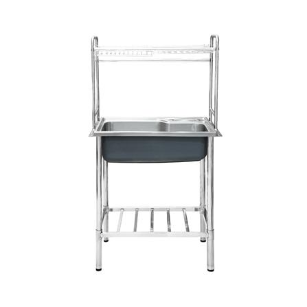 ซิงค์ขาตั้ง 1 หลุม DYNA HOME DH7545BGB สีเงิน