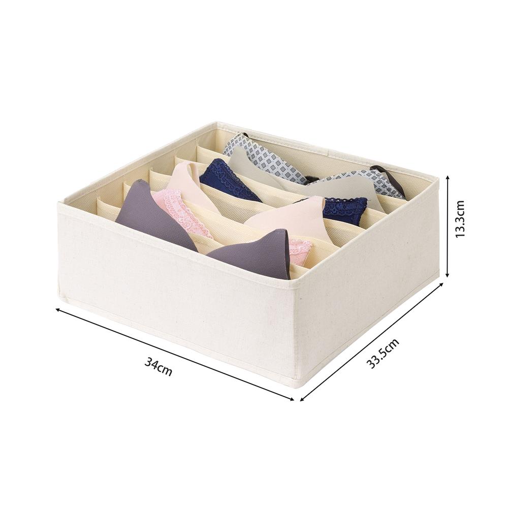 กล่องจัดเก็บเสื้อชั้นใน PLIM SIMPLE 6 ช่อง