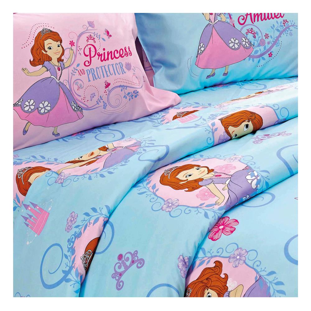 ชุดผ้าปูที่นอน 3.5 ฟุต 3 ชิ้น FOUNTAIN SOFIA THE FIRST FTC098