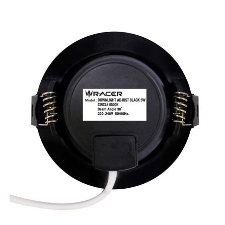 ดาวน์ไลท์ LED RACER ADJUST 3.5 นิ้ว 5 วัตต์ DAYLIGHT สีดำ_2