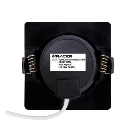 ดาวน์ไลท์ LED RACER ADJUST 3.5 นิ้ว 5 วัตต์ DAYLIGHT สีดำ_2