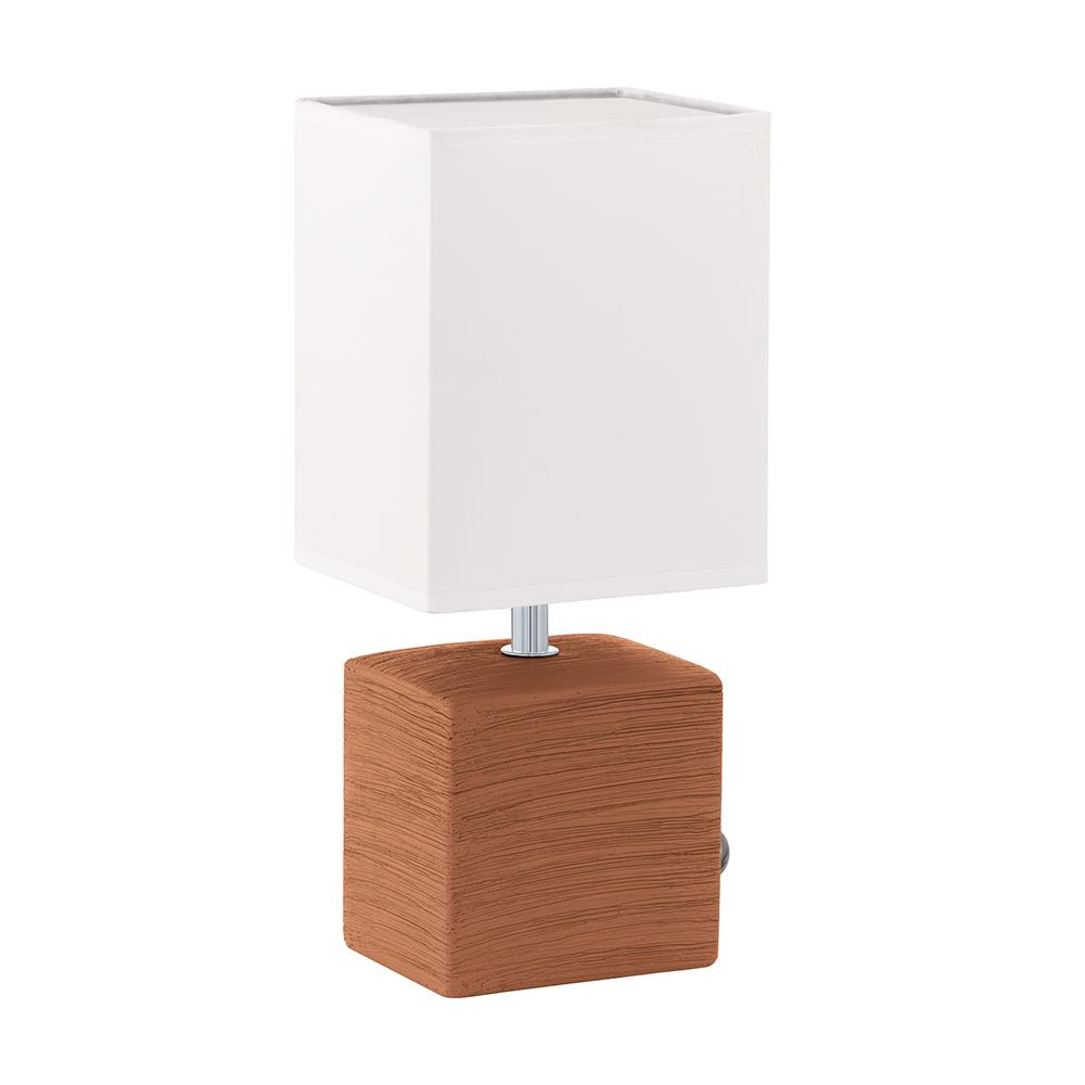 ไฟตั้งโต๊ะ EGLO MD MATARO สีขาว/น้ำตาล