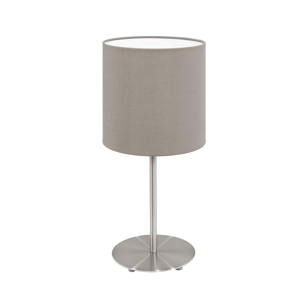 ไฟตั้งโต๊ะ EGLO MD PASTERI สีน้ำตาลเทา/เงิน