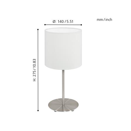 ไฟตั้งโต๊ะ EGLO MD PASTERI สีขาว/เงิน_3