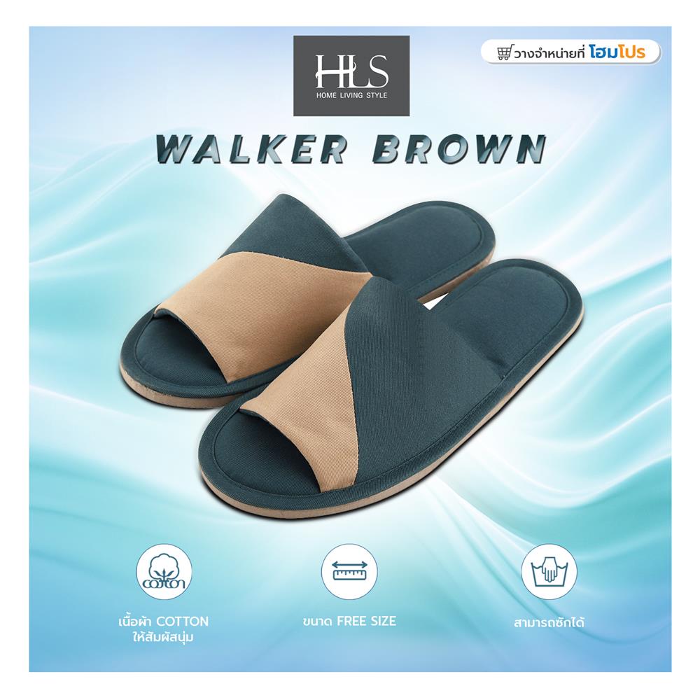 รองเท้าสลิปเปอร์ HOME LIVING STYLE WOLKER HOPE สี NAVY